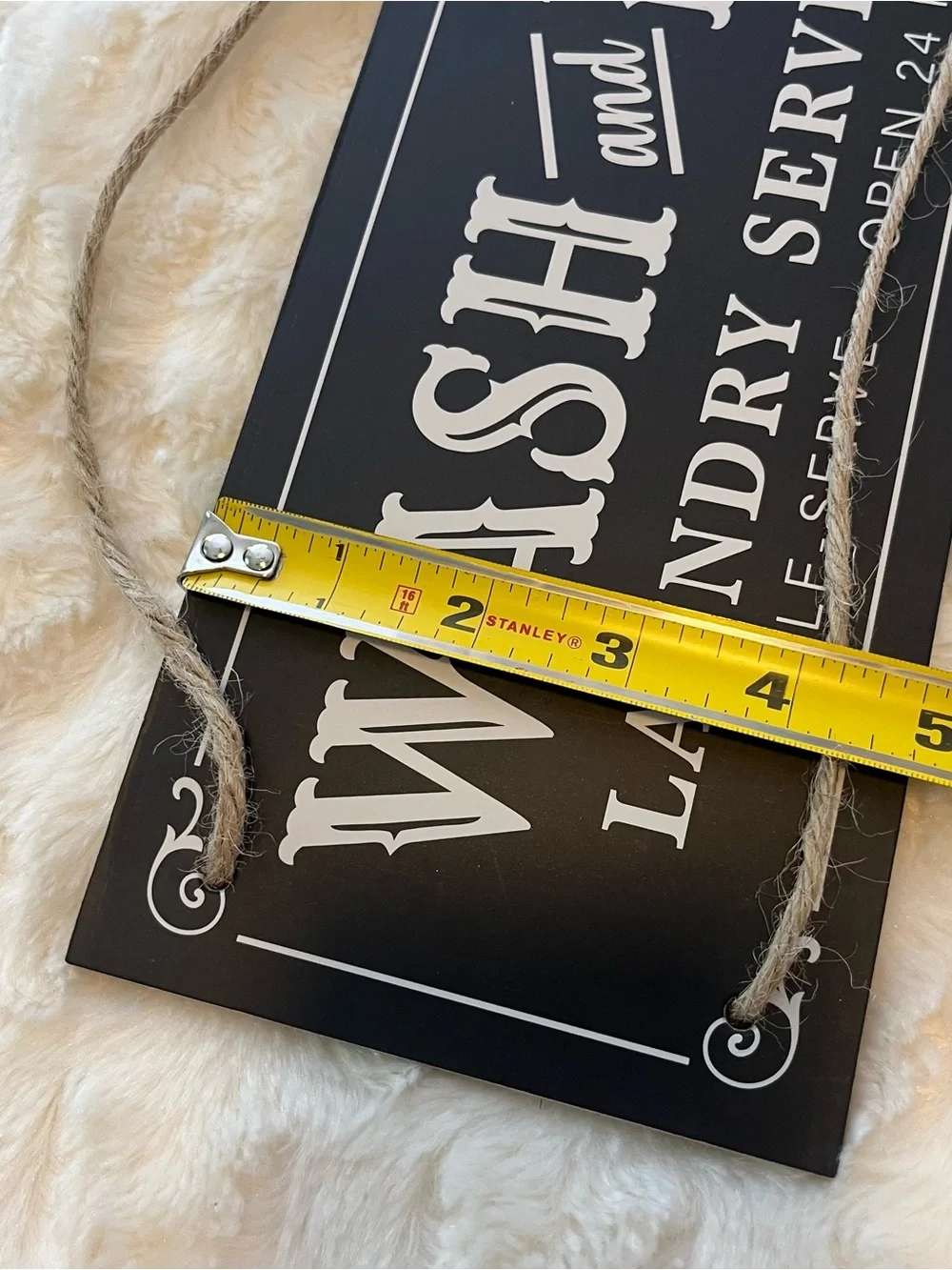 Wash and Dry Laundry Room Sign